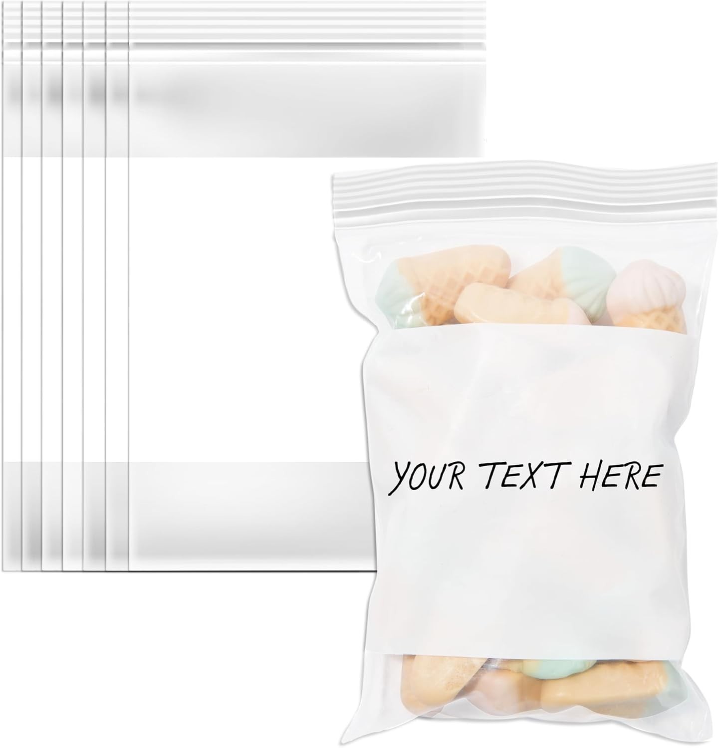 Spartan Industrial 3″ x 4″ Reclosable Zip Bags – 1,000 Count – Clear Poly Plasti