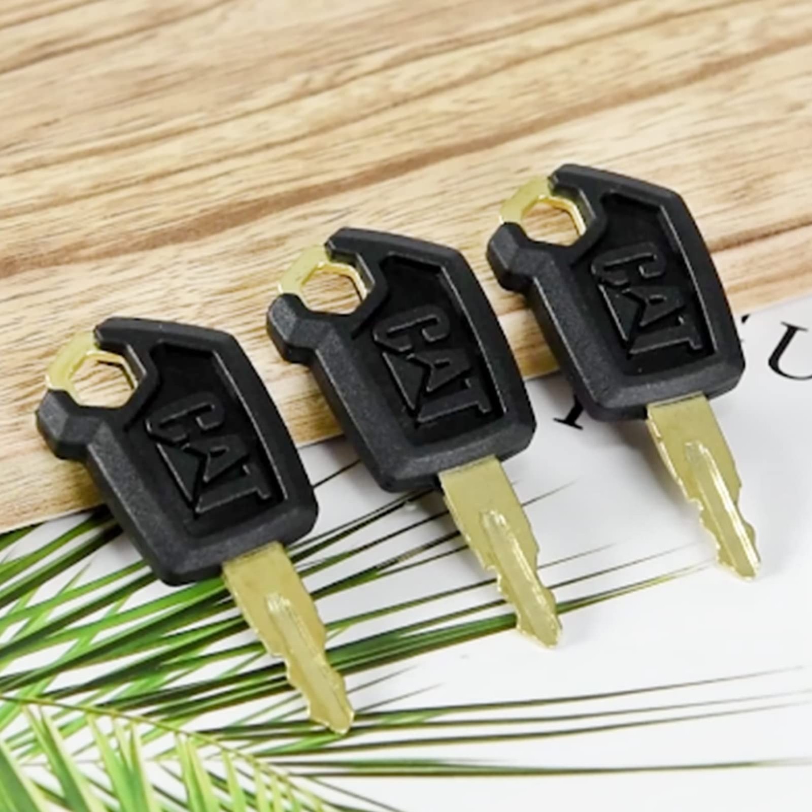 10 PCS CAT Loaders Excavators Keys CAT Heavy Equipment Ignition Key with 10 Key