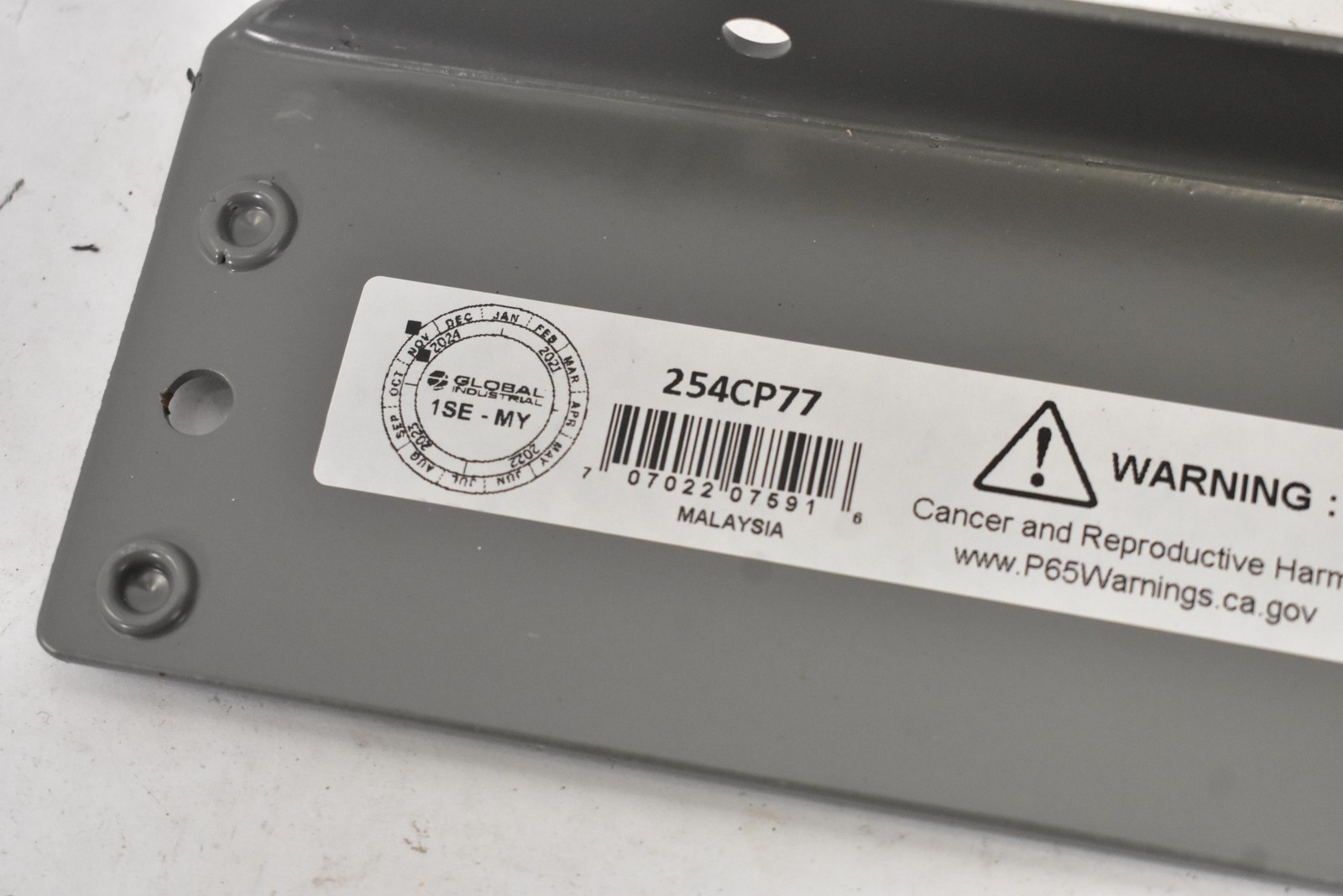 Global Industrial 254CP77 Steel Angle Bracket Gray Lot Of 10 Hardware Malaysia