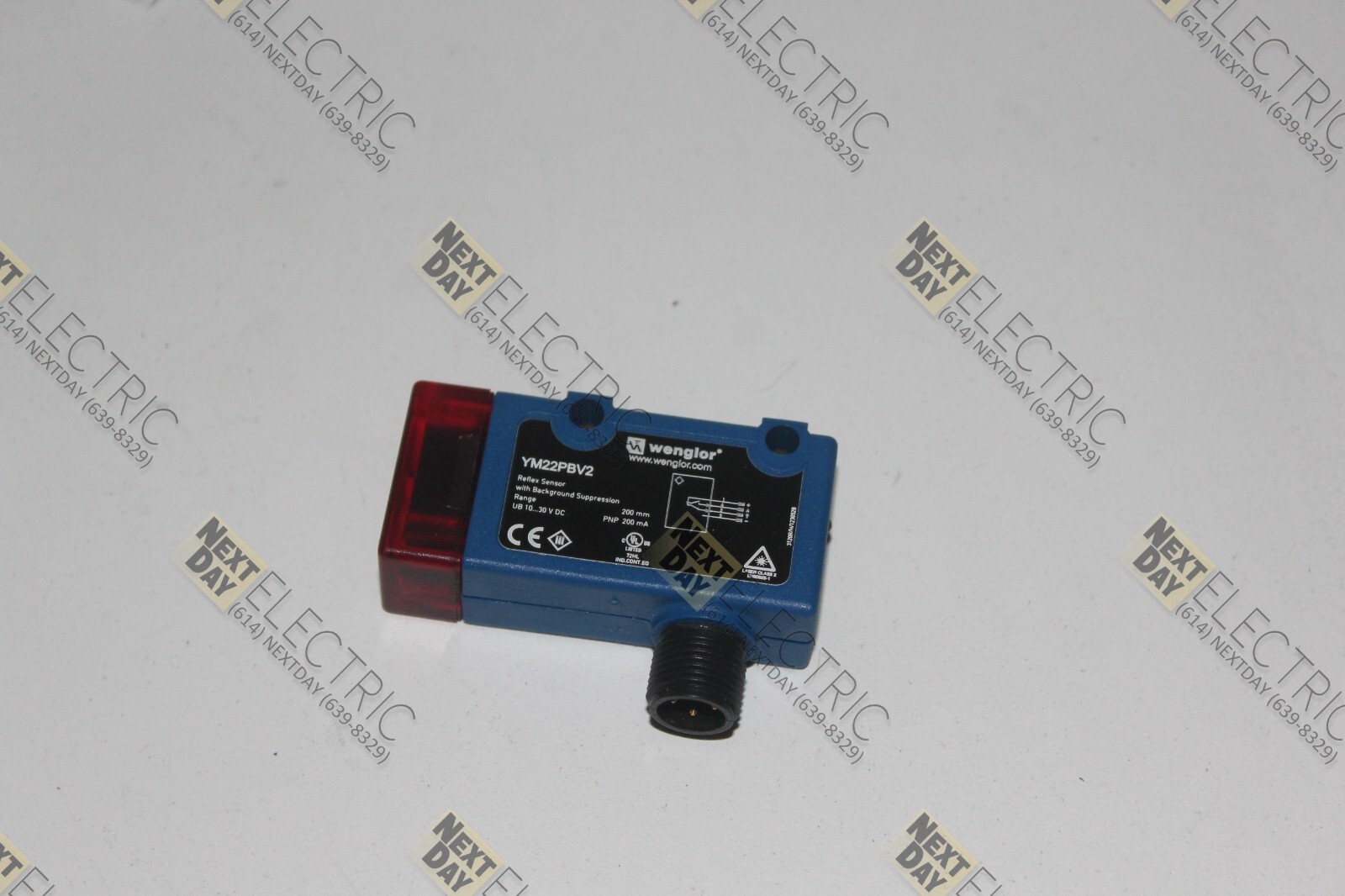 Wenglor, YM22PBV2, Reflex Sensor Proximity Photoelectric Laser Switch