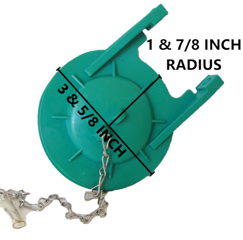 3- inch Soft Rubber Flapper Valve for Best Seal for a 3- inch flush hole Toilet.