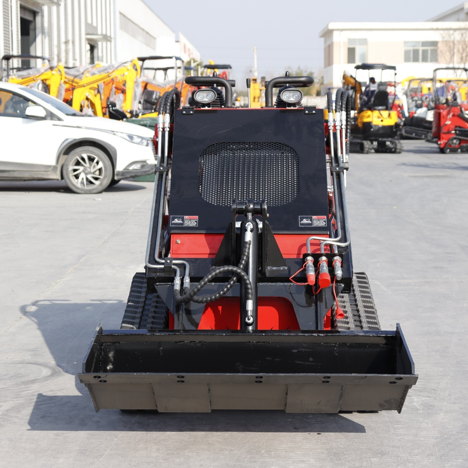 2025 Mini Crawler Track Skid Steer Loader B&S 13.5HP EPA Gas Vertical