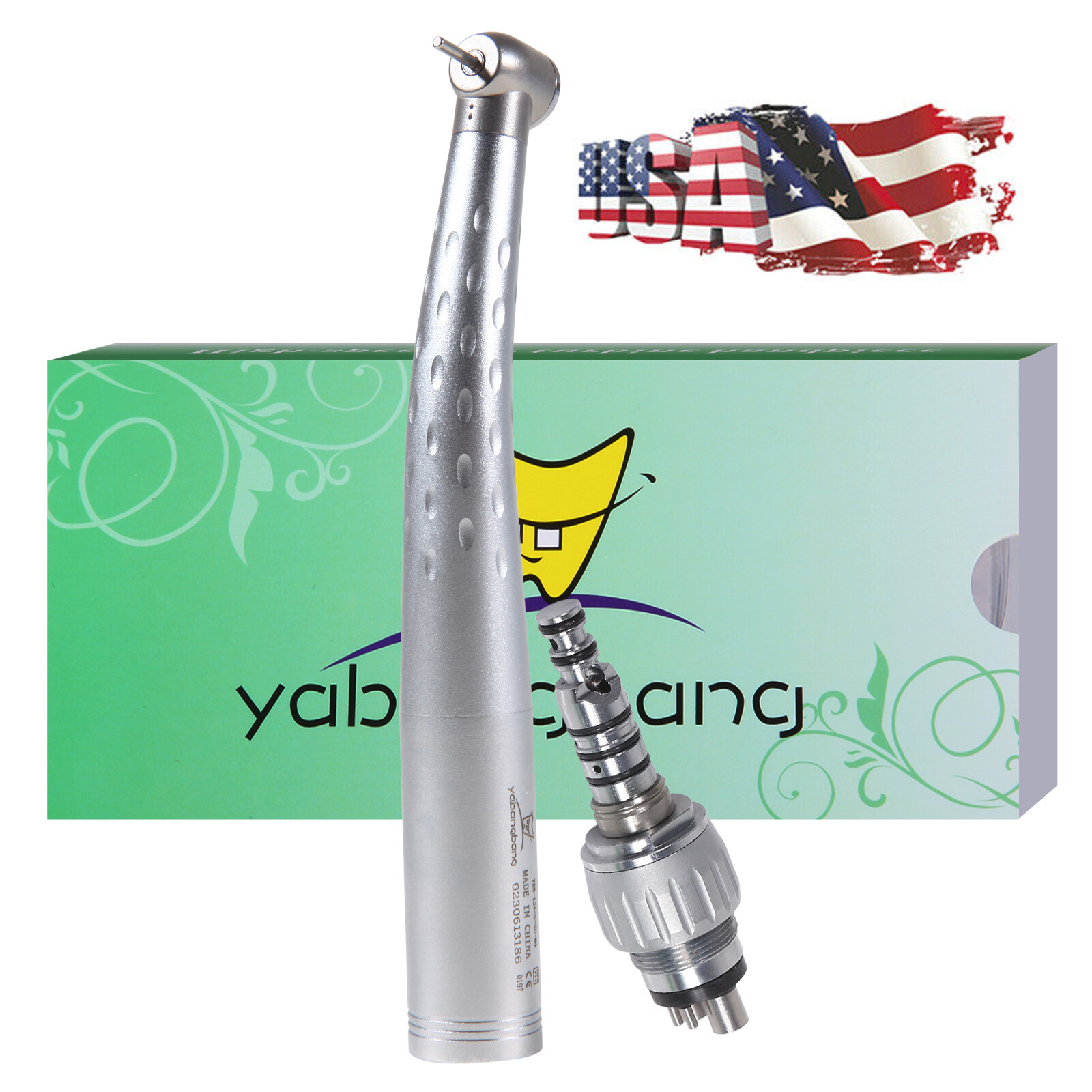 KaVo Style Dental High Speed Handpiece Push Button with 4Holes Quick Coupler GB4