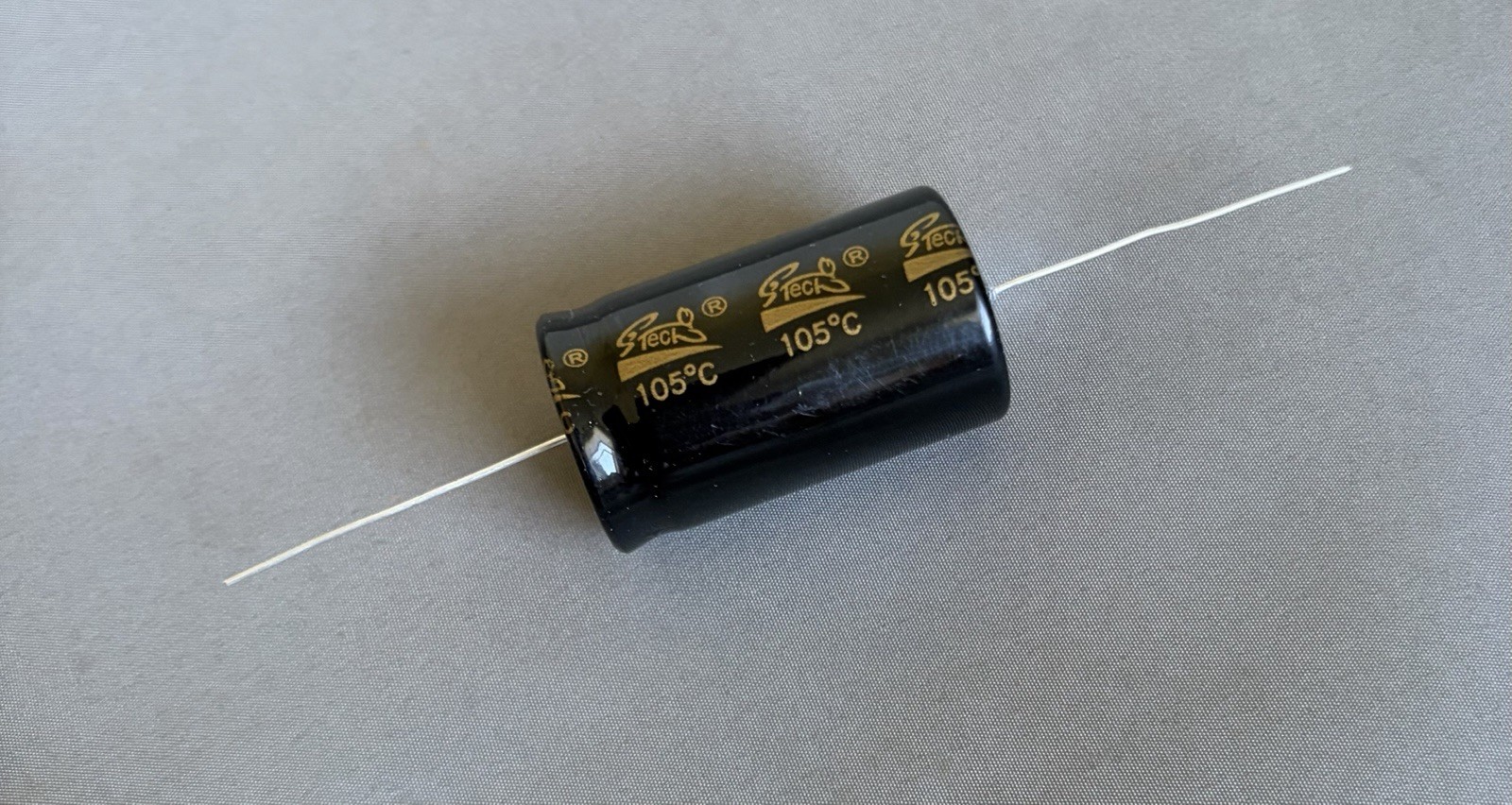 220 uF 250V Electrolytic Capacitors Axial Leads, new manufacture Super-Tech 2024