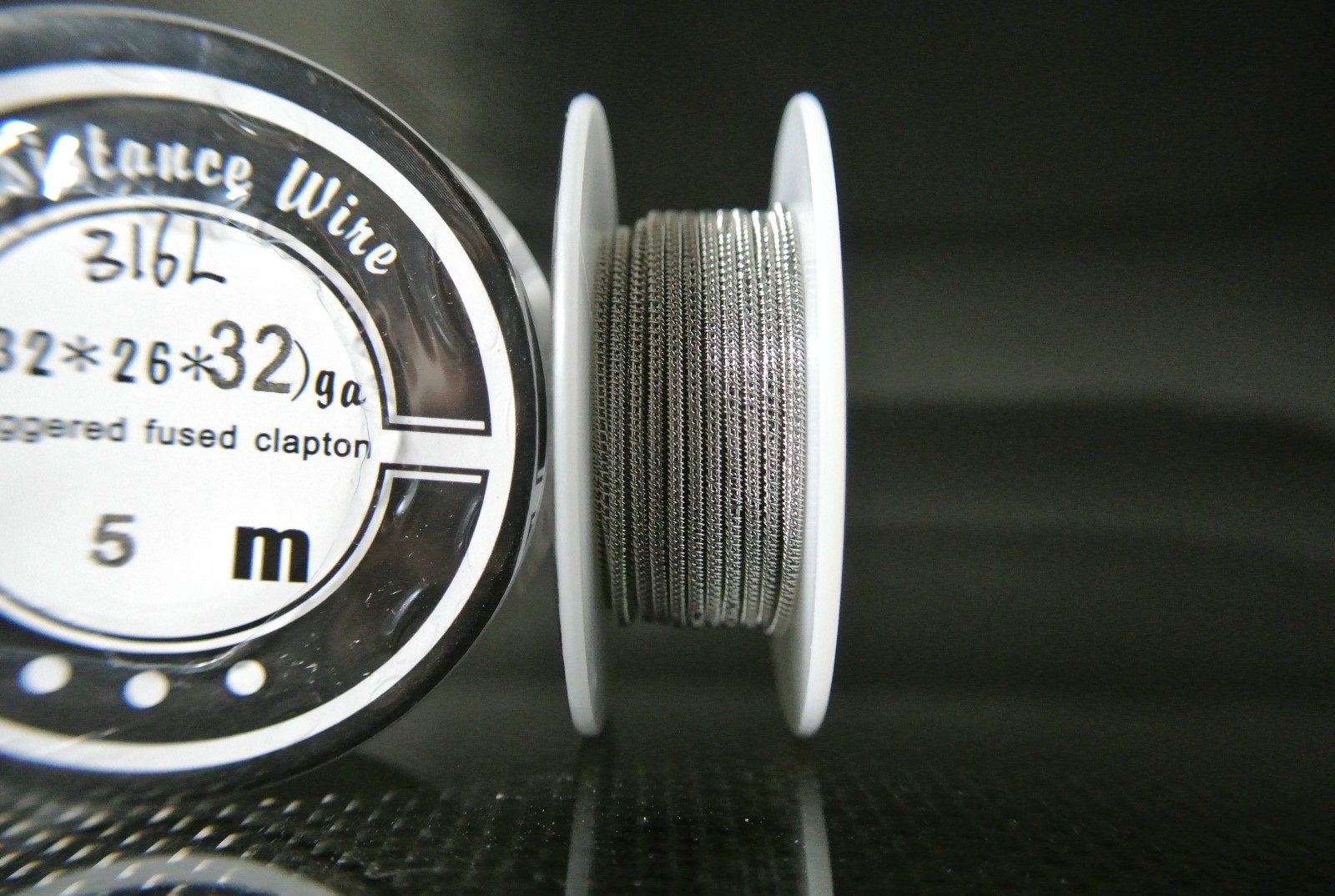 Premium Resistance Wire 316L Stainless Steel Staggered Fused Clapton 15ft (5m)