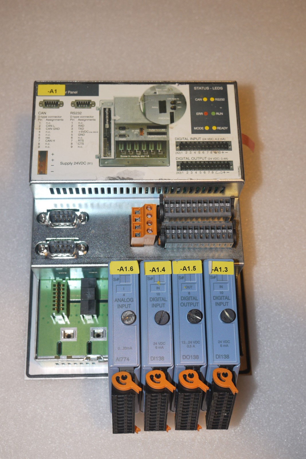 B&R HMI Panel PP21 + AI774 DI138 DO138 DI138 I/O Module 4P0420.00-490