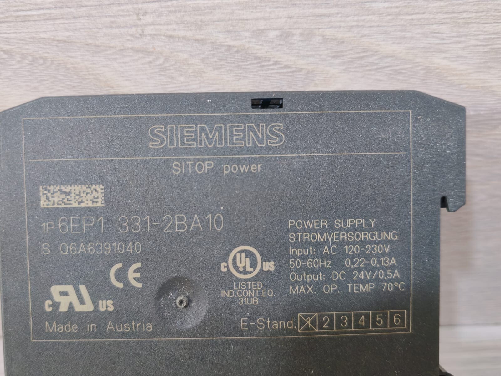 LOT 2 PCS SIEMENS 6EP1331-2BA10 SITOP POWER SUPPLY