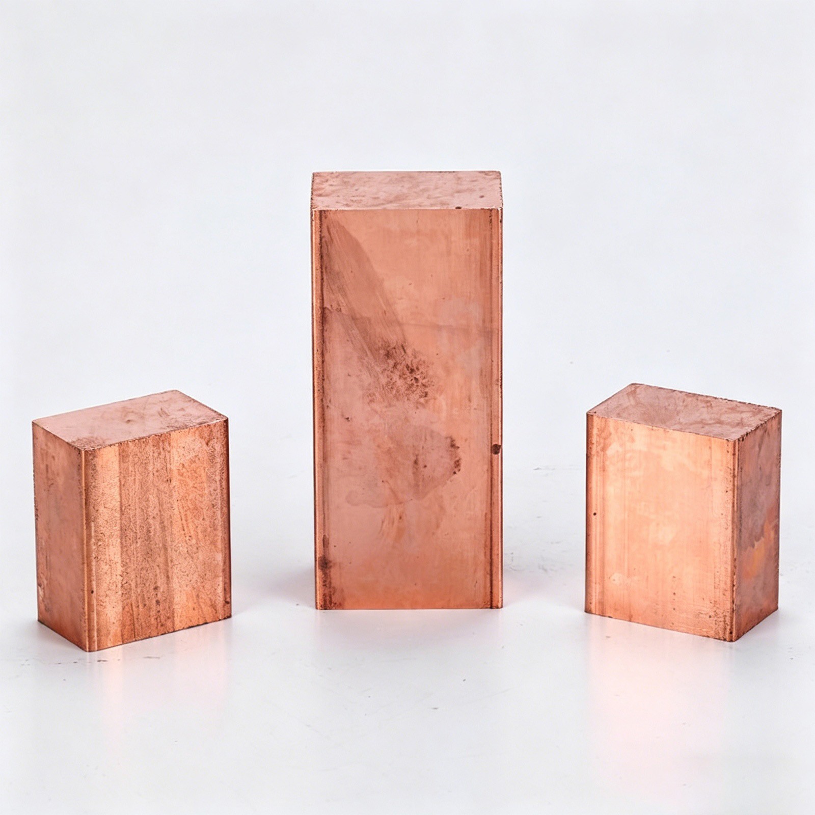99.9% Pure Copper Block Copper Cube Mold Copper Block Rectangular C11000 Cu-ETP