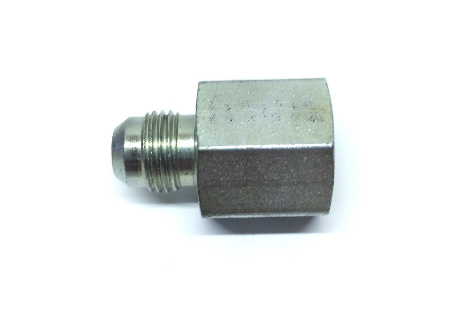 Unbranded/Generic Hydraulic Hose Adapter (9/16″ MJIC to 1/2″ Fem. Pipe) NOS