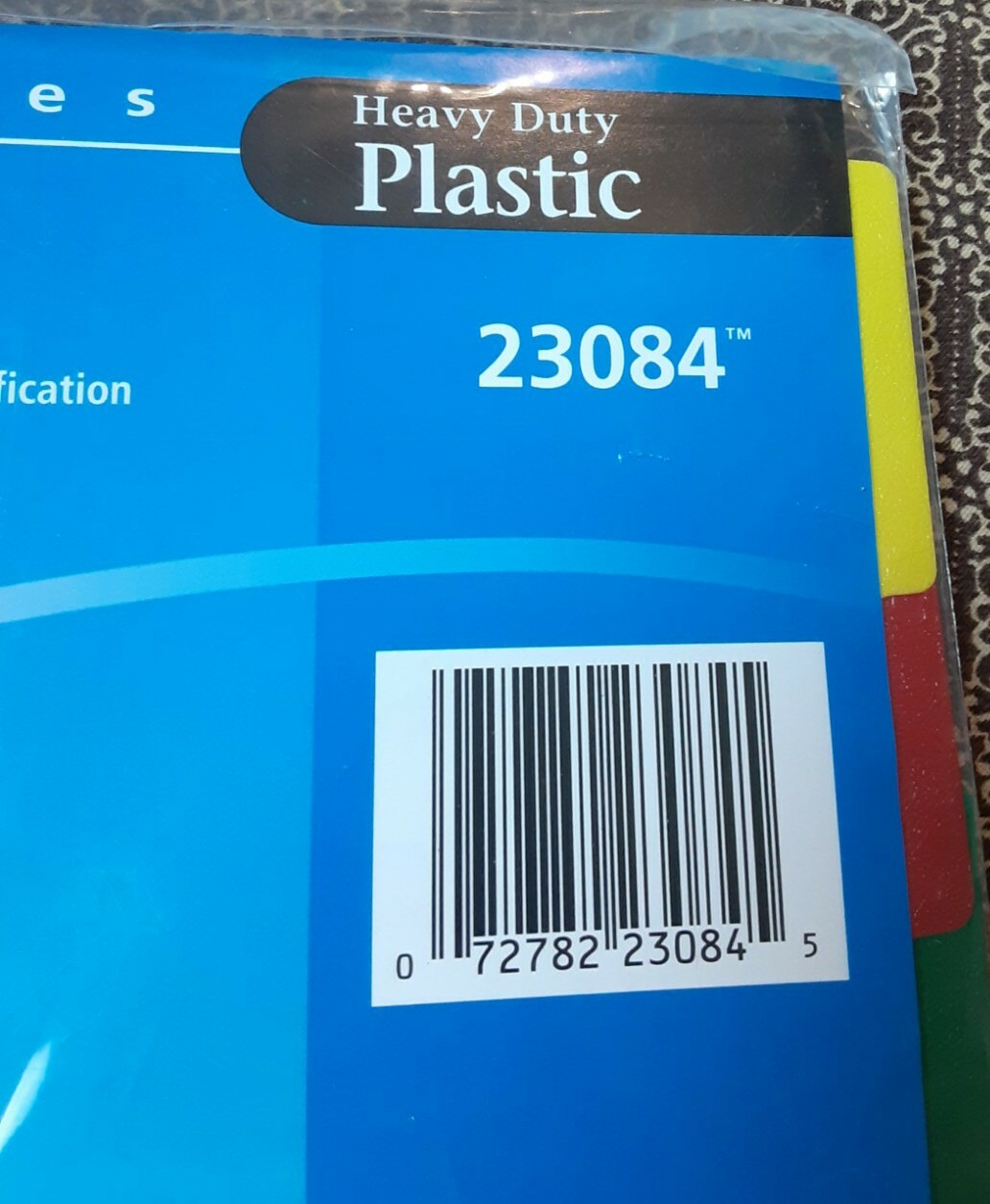Avery Plastic Tab Divider – Blank – 8.50″ X 11″ – Multicolor Divider –