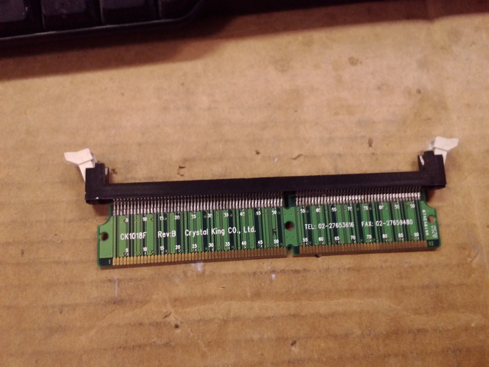 Crystal King DRAM IC Fixtures DDR2 184Pin Extender Adapter CK1018F