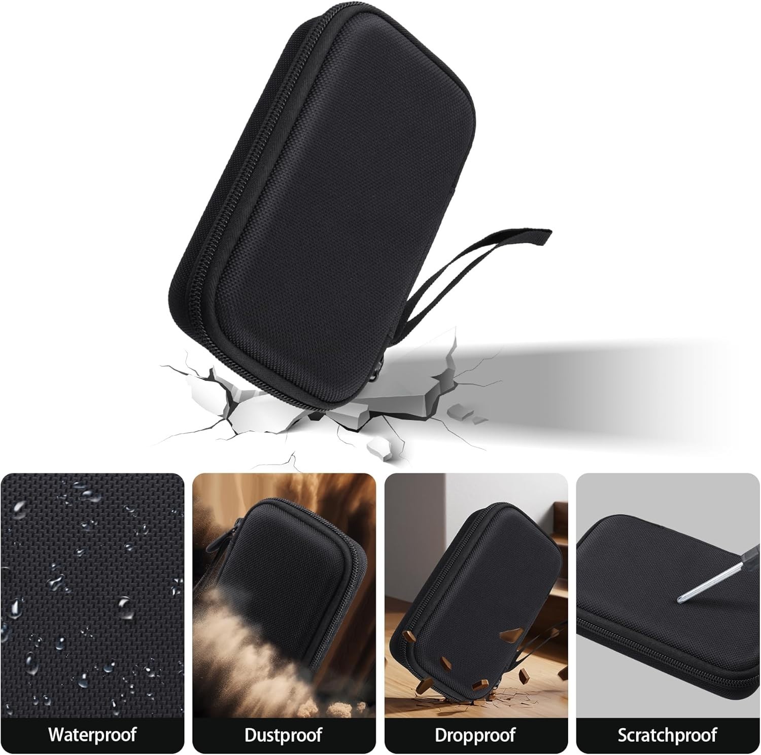 [Case Only] Power Bank Built-In USB-C Cable Anker Power Bank Case