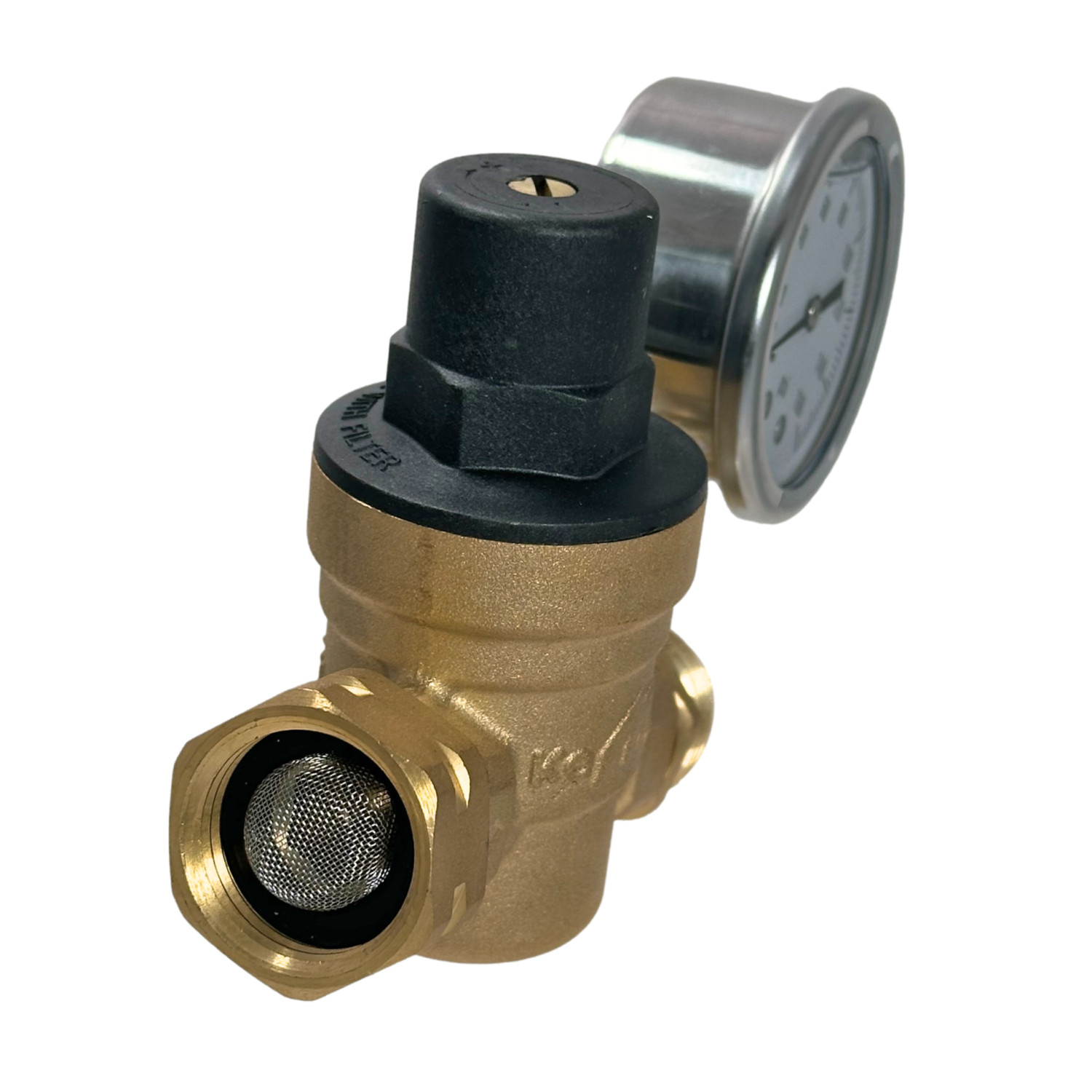 1 Piece XFITTING 3/4″ Water Pressure Regulator with Gauge