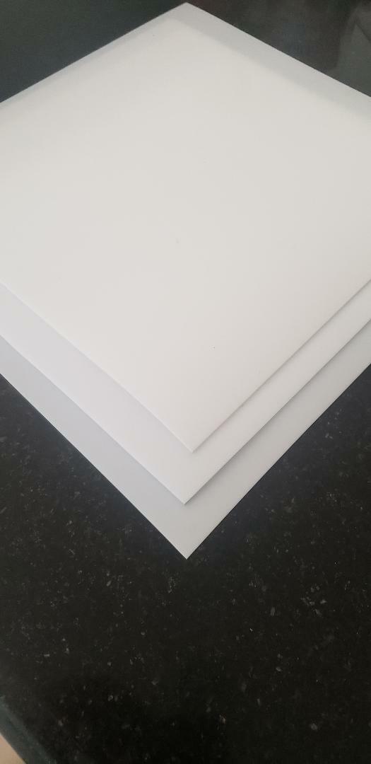 Teflon PTFE Virgin Sheet, 3/32″ – .0937″ x 12″ x 12″ White