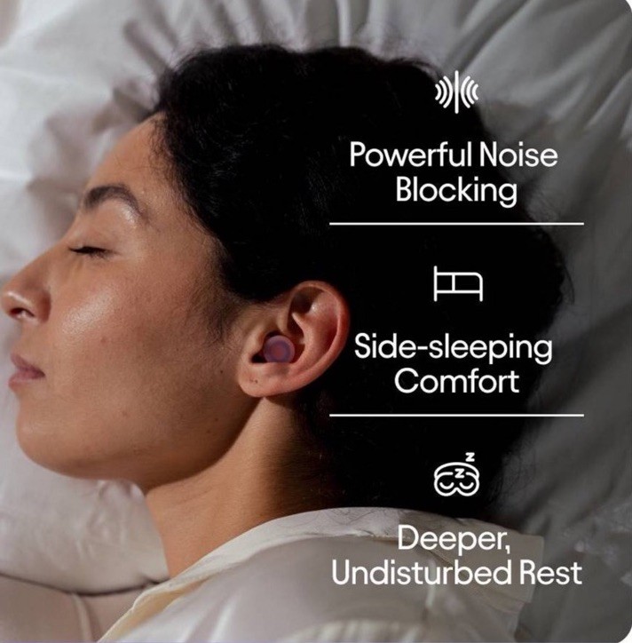 *RARE* Loop Earplugs Dream for Sleep (ORCHID), Cushioned Comfort Napping Snoring