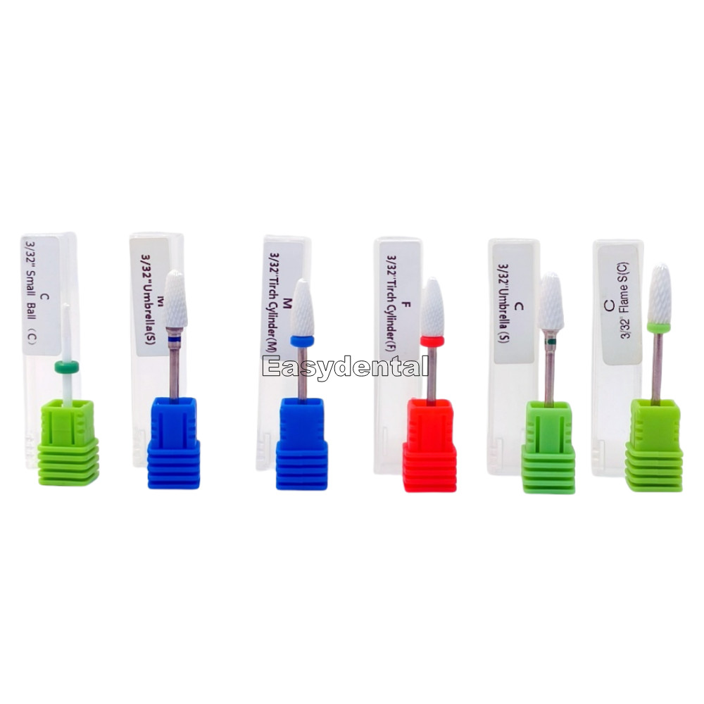 Dental 2.35mm Lab Zirconia Ceramic Burs Drills for Micro Motor Polisher HP Shank