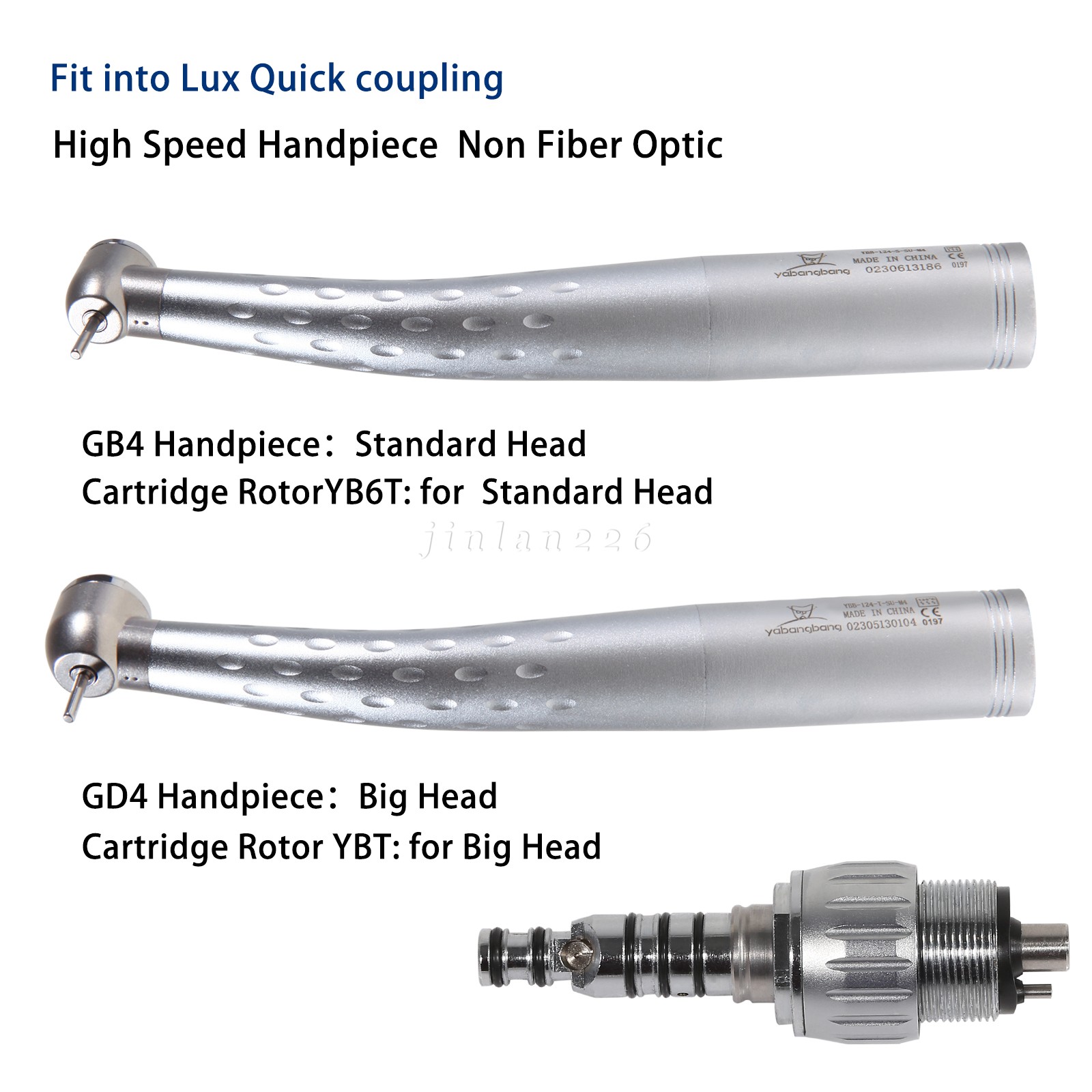 KaVo Style Dental High Speed Handpiece with 4 Hole Quick Coupler Coupling Swivel