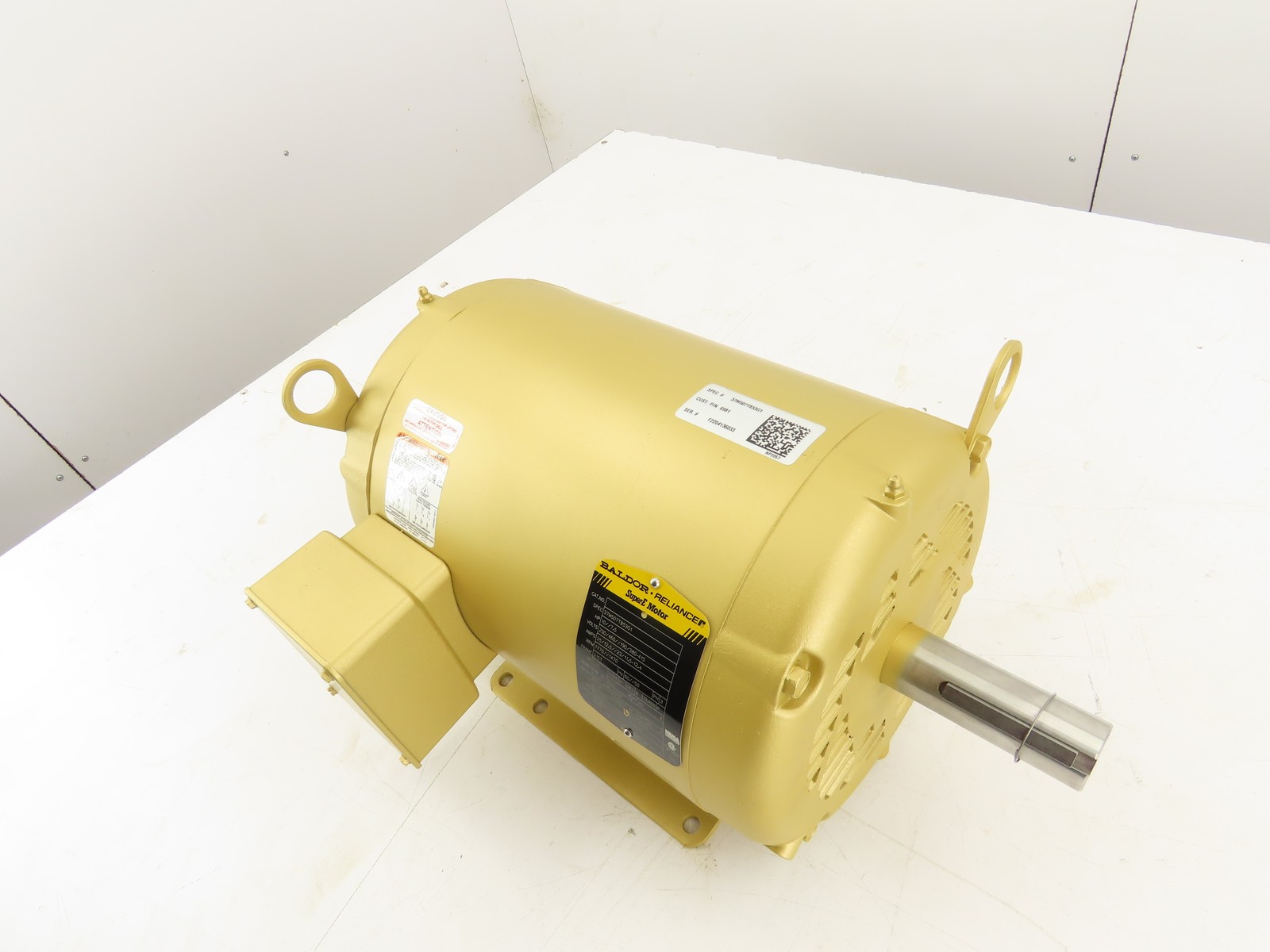 Baldor Electric Motor 10 HP 230/460V 3PH 1770 RPM 215T Frame Compare to EM3313T