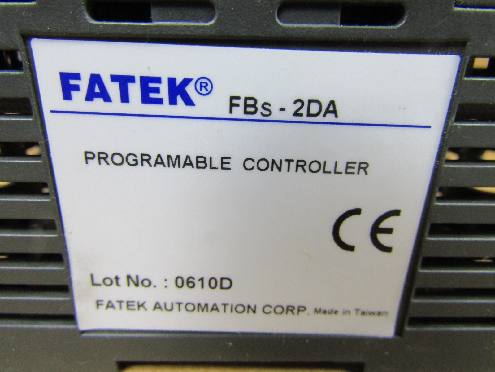 🔥 FATEK FBs-2DA PROGRAMMABLE CONTROLLER