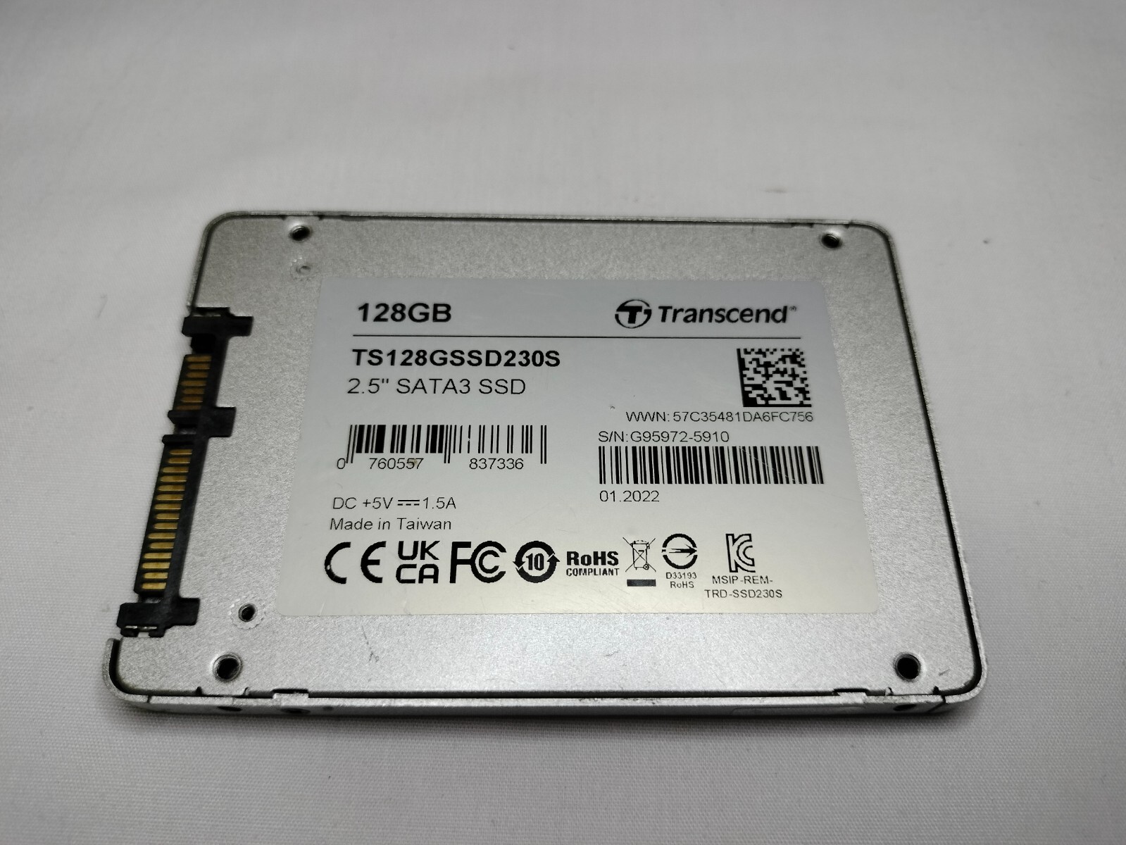 Transcend SSD230S TS128GSSD230S 2.5 SATA3 Internal Solid State Drive 128GB