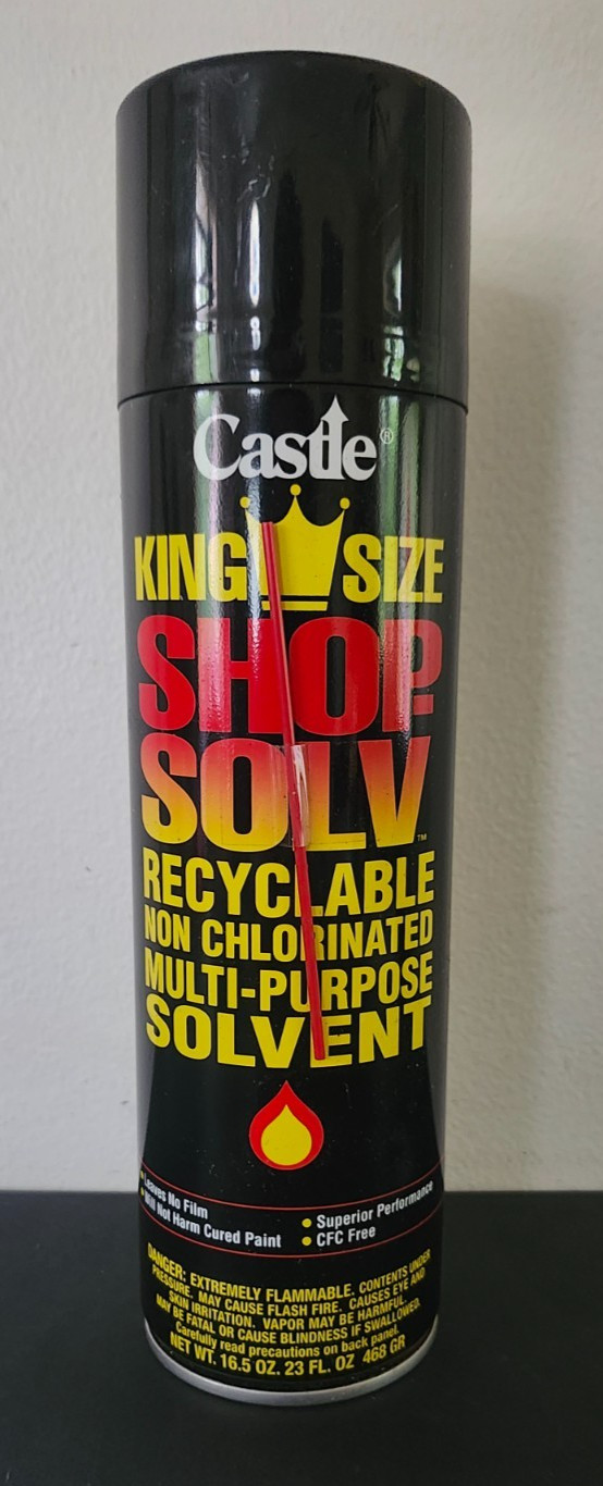 QTY 1 CASTLE C2495 SHOP SOLV NON CHLORINATED MULTI-PURPOSE SOLVENT NOS