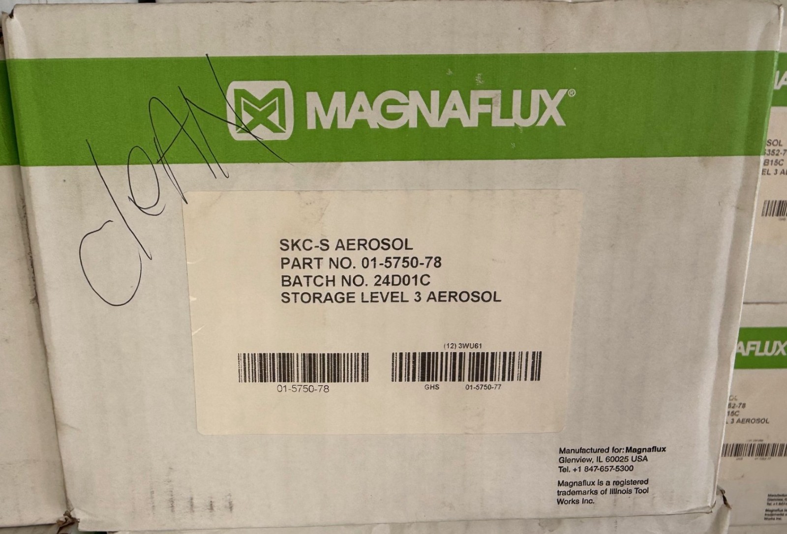 New Box of 12 Magnaflux SpotCheck SKC-S Aerosol 01-5750-78