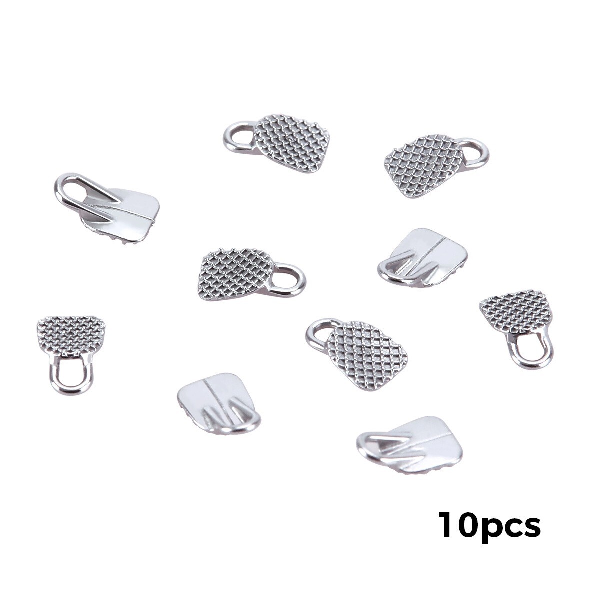 AZDENT Dental Orthodontic Lingual Buttons Bondable Round /Rectangular Base
