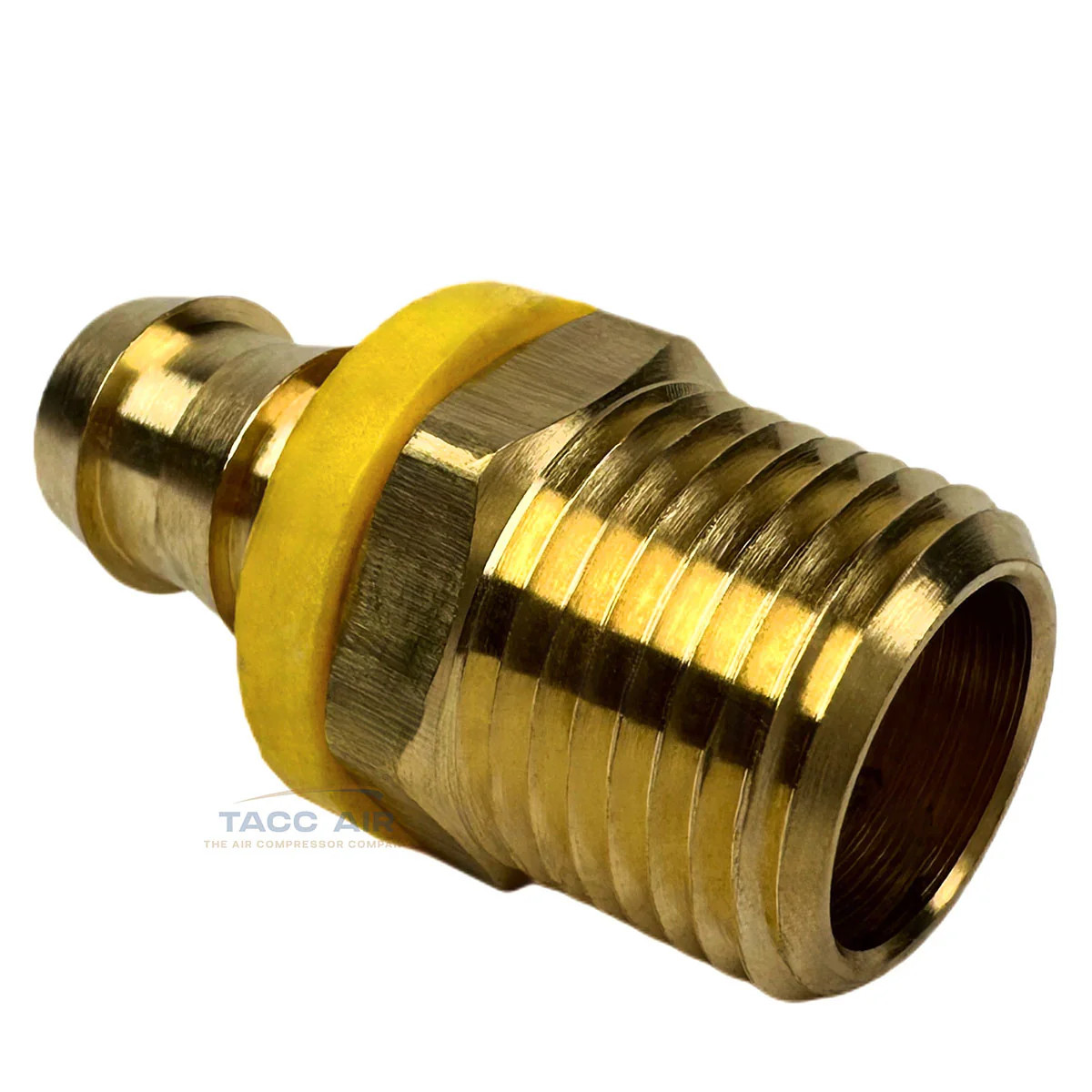 2 Pack Easy Lock Brass Hose Barb Fitting Connector 1/2″ Push-Lock x 1/2″ MNPT