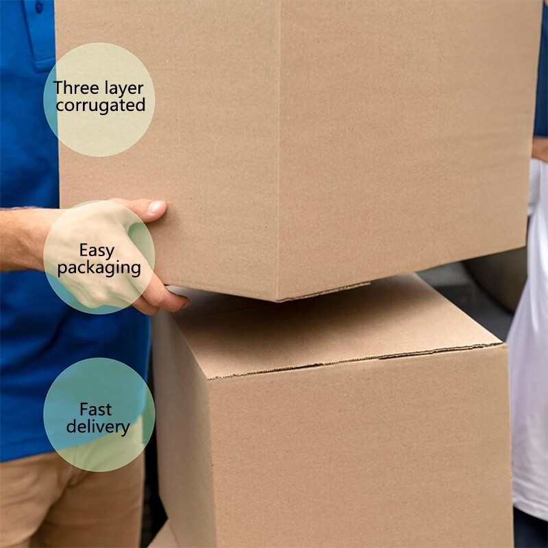12x10x8 kraft paper transport box, a transport box for mailing and storage
