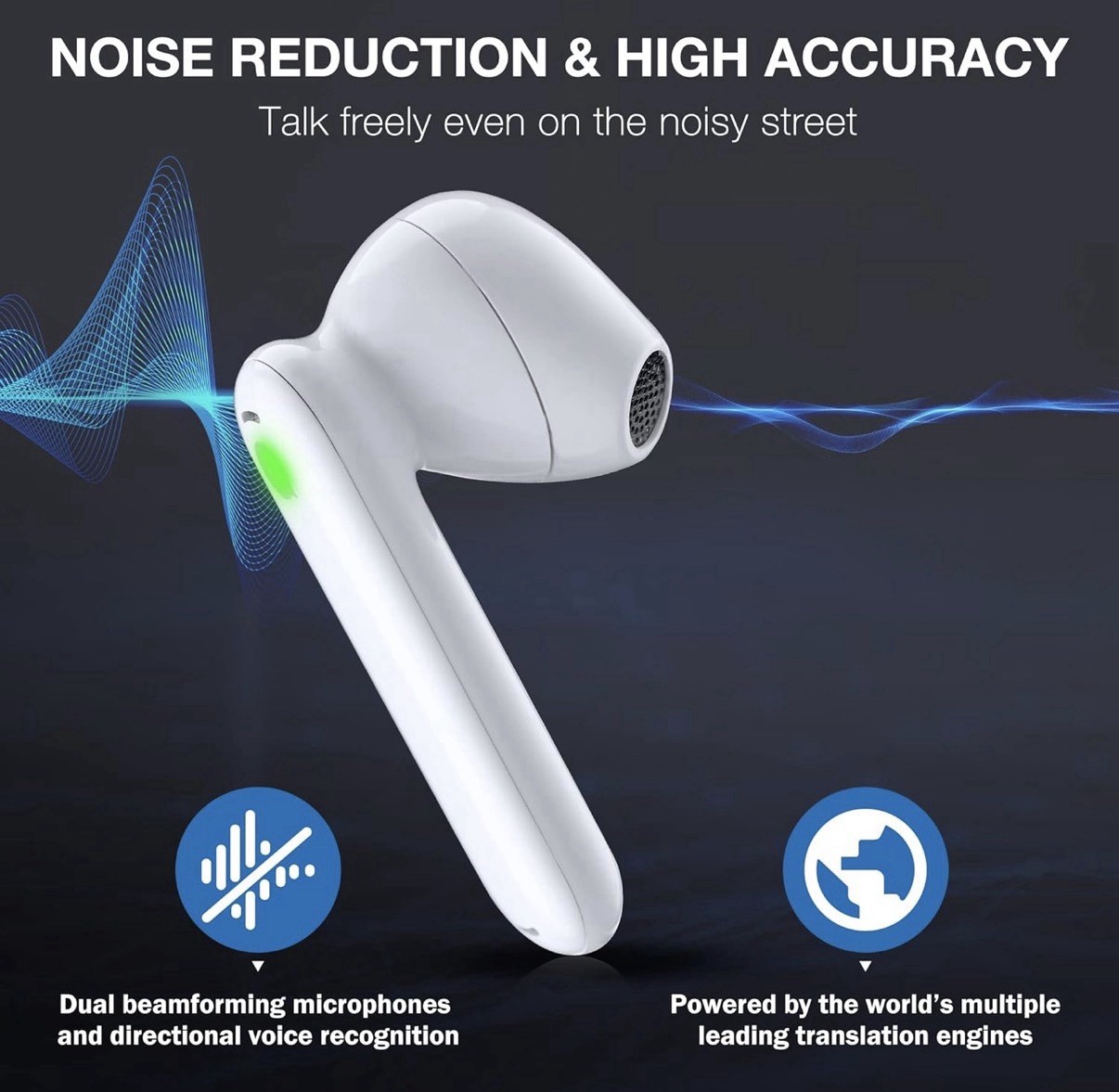 Timekettle WT2 Edge Translator Device, Bidirection Simultaneous Translation