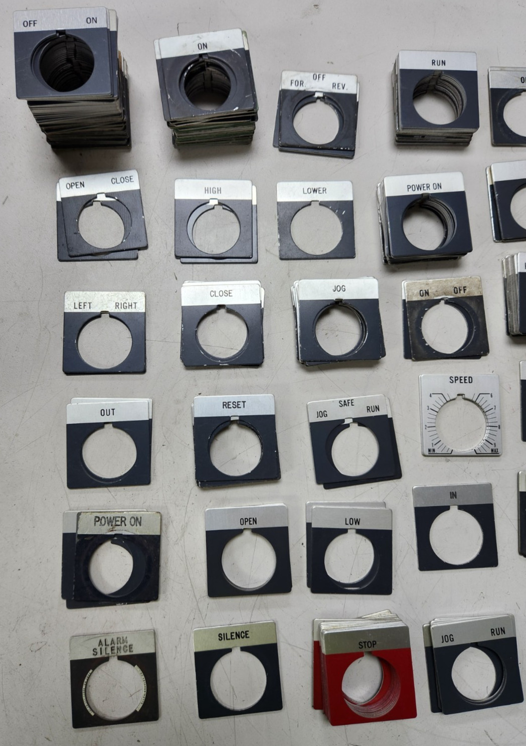 😎 ALLEN BRADLEY 800T ALUMINUM LEGEND PLATES 30MM – CHOOSE YOUR PLATE
