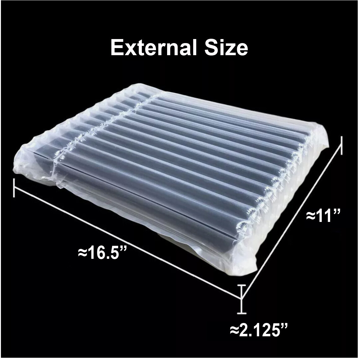 (25 Pack) Inflatable 15 – 16 Inches Laptop Protective Air Bubble Column Bag
