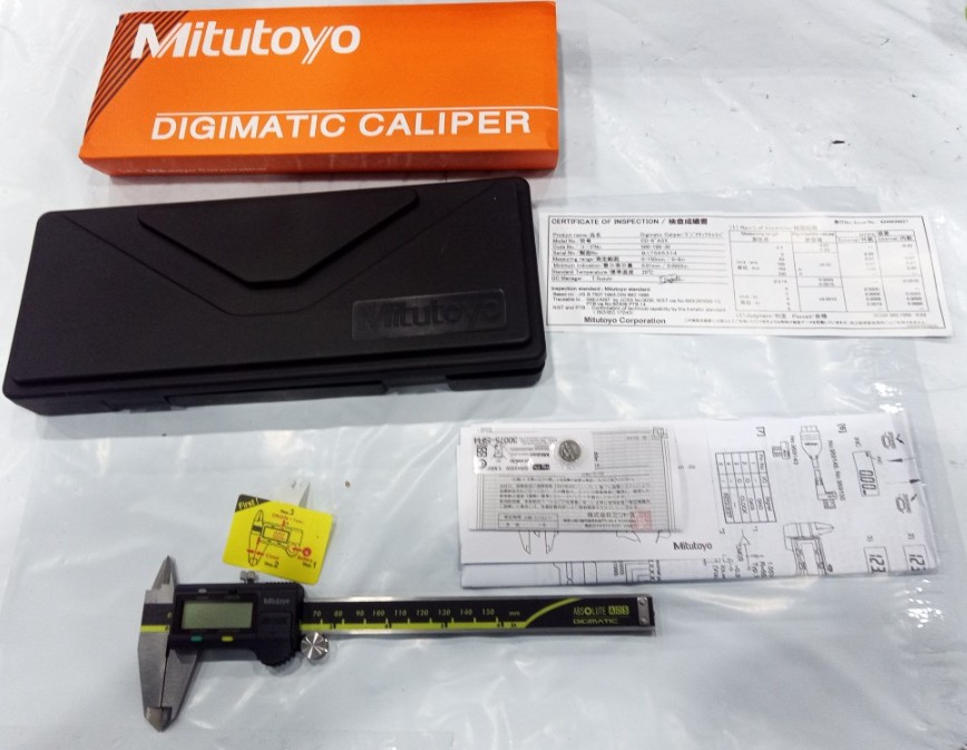 150mm/0-6 Absolute Digital Digimatic Vernier Caliper Mitutoyo Japan 500-196-30