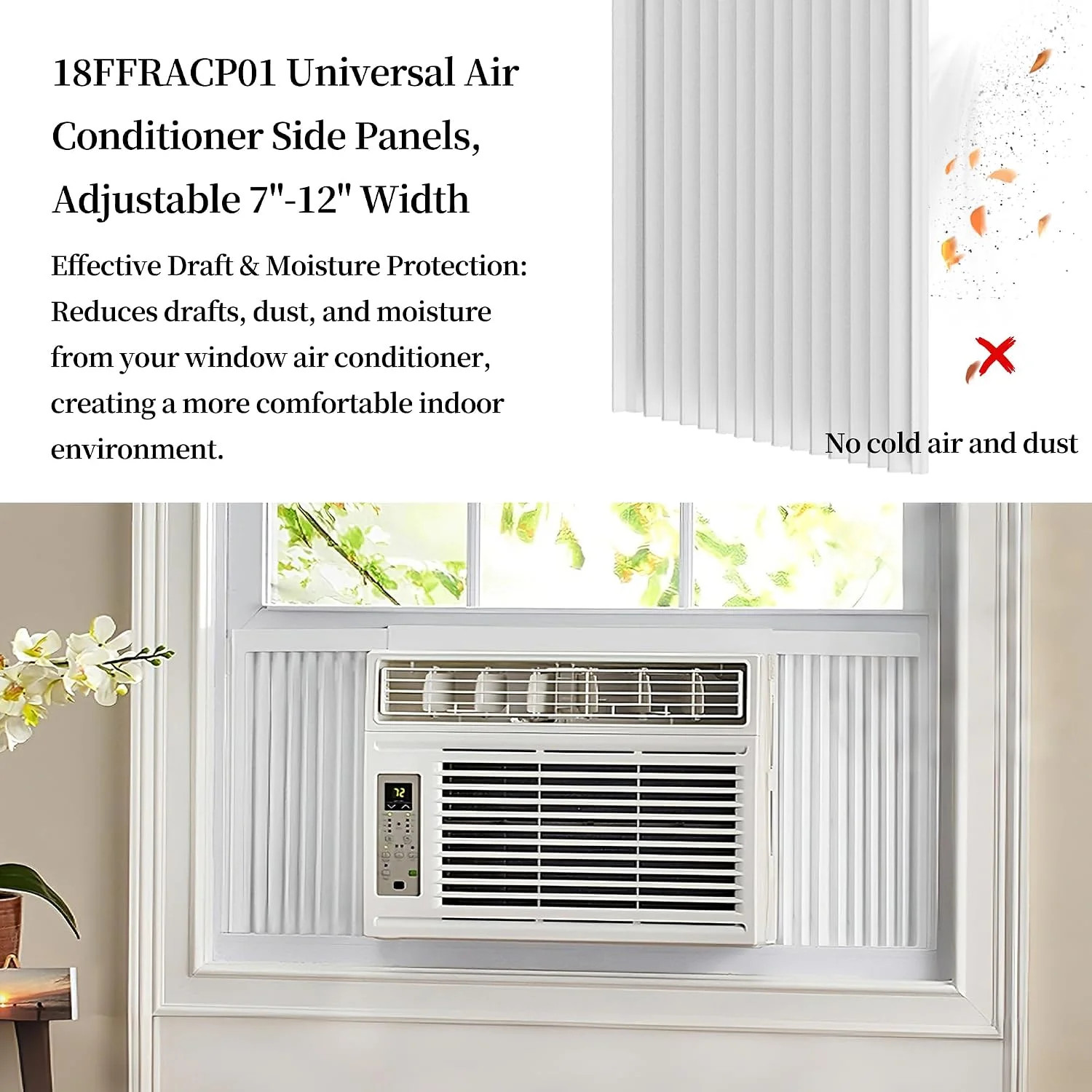 Side Panels Air Conditioner Compatible with Frigi-daire 18FFRACP01 Universal Air