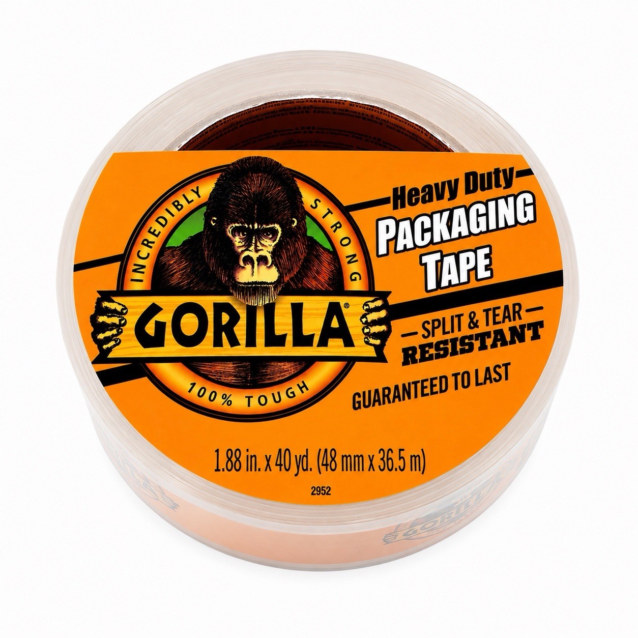 4 Pack of Gorilla Heavy Duty Packaging Tape 1.88” x 40 yd Tear Resistant NEW
