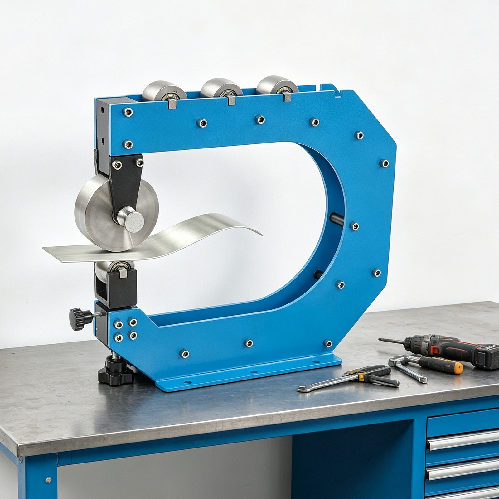 Professional Benchtop English Wheel, 12″ Heavy Duty Benchtop English Wheel