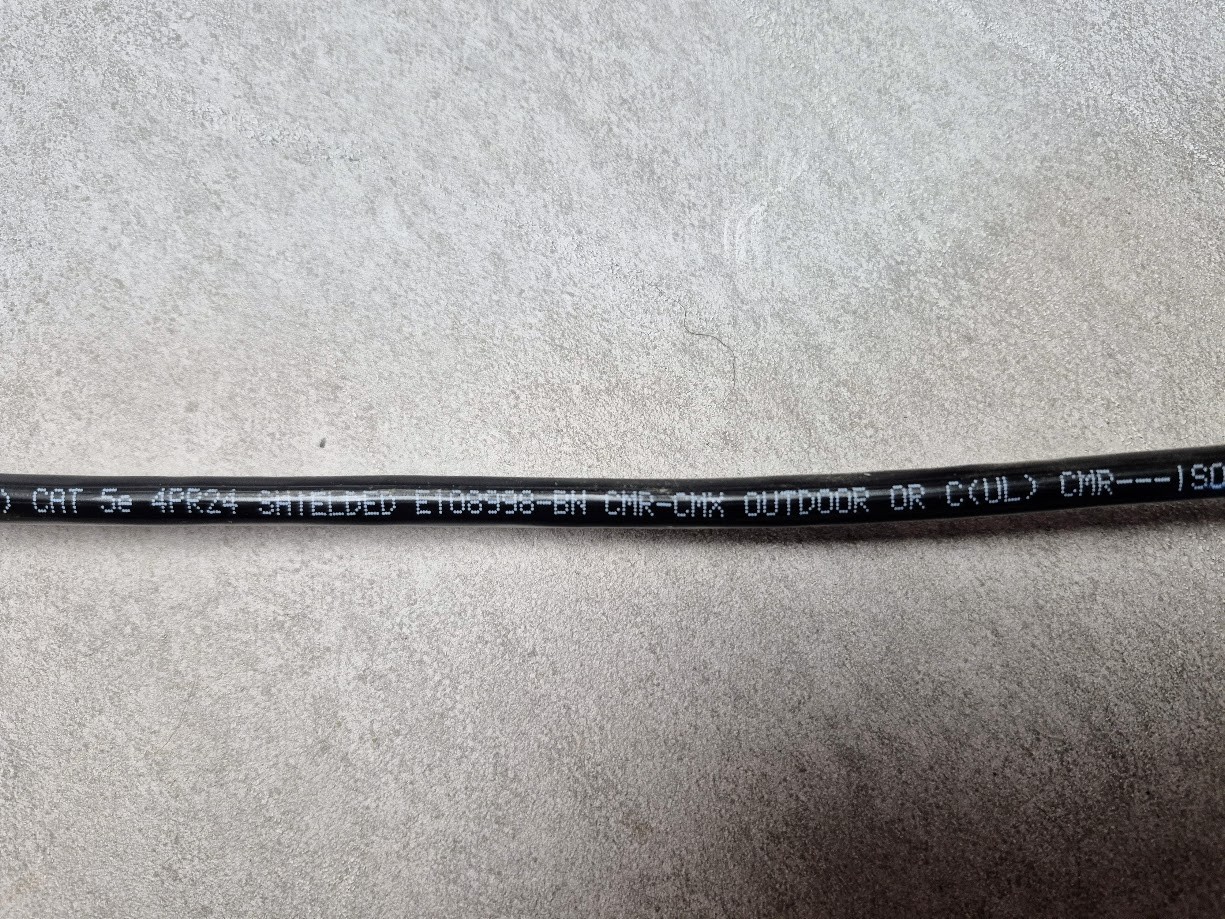 Belden 7958A DataTuff Cat5e 600V Shielded Industrial Ethernet Cable 650-700 ft.