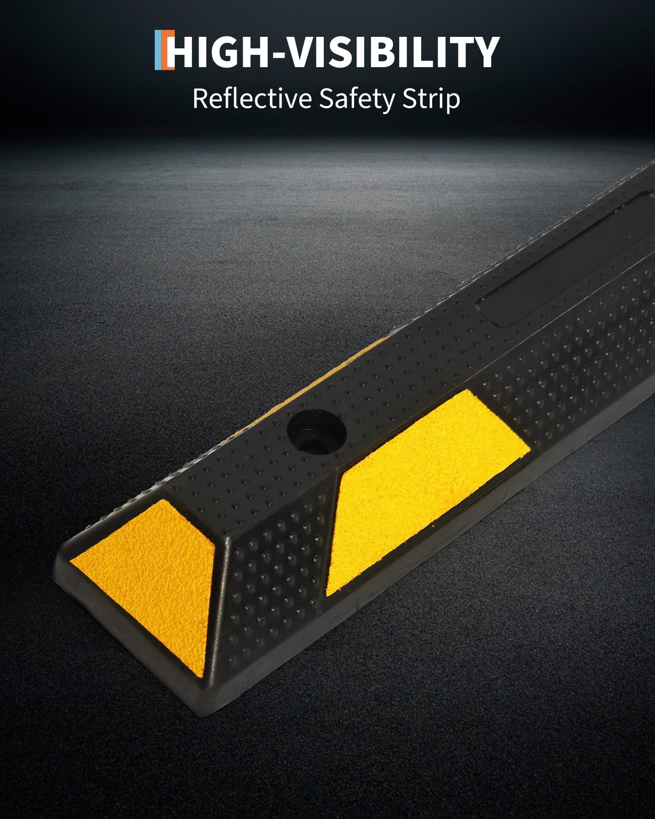 1 Pack 72” Speed Bump 4” High Heavy Duty Speed Humps Portable Speed Bump