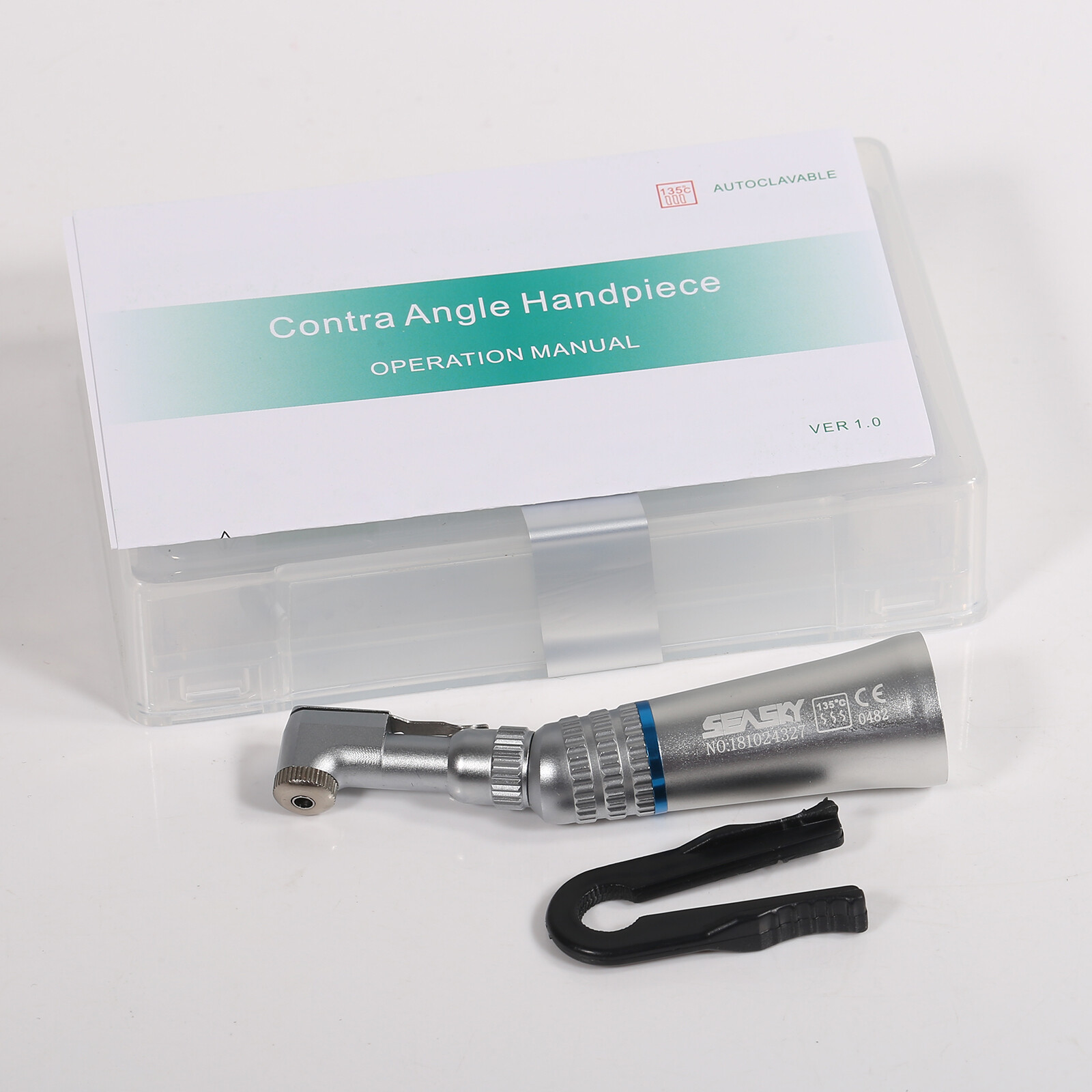 NSK PANA MAX Style Dental LED High Speed Handpiece Push Button 4 Hole Clean Head
