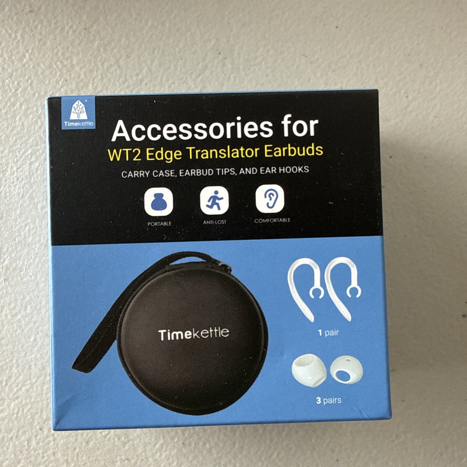 Timekettle Accessories for WT2 Edge/W3 and p1 Translator Earbuds, Including…