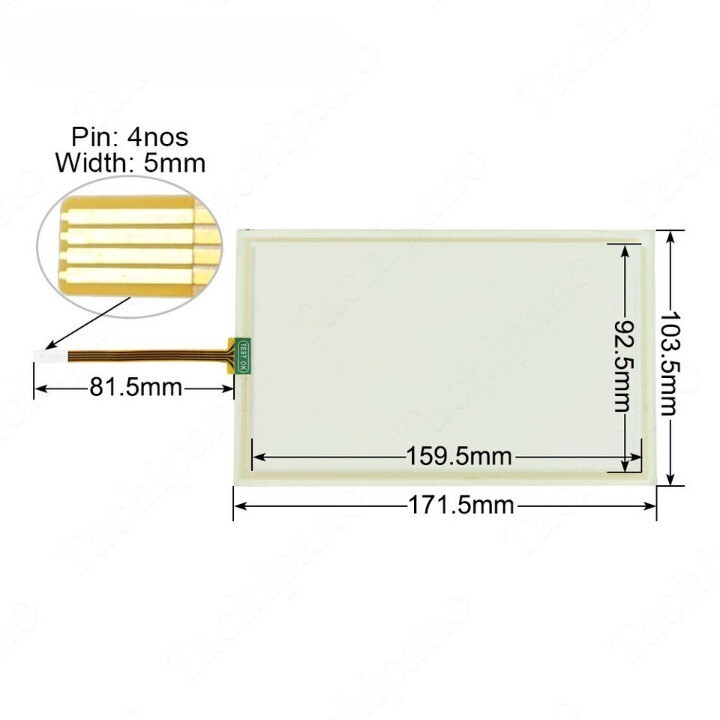 6AV2123-2GB03-0AX0 Touch Screen Panel for 6AV2 123-2GB03-0AX0 KTP700 + Keypad