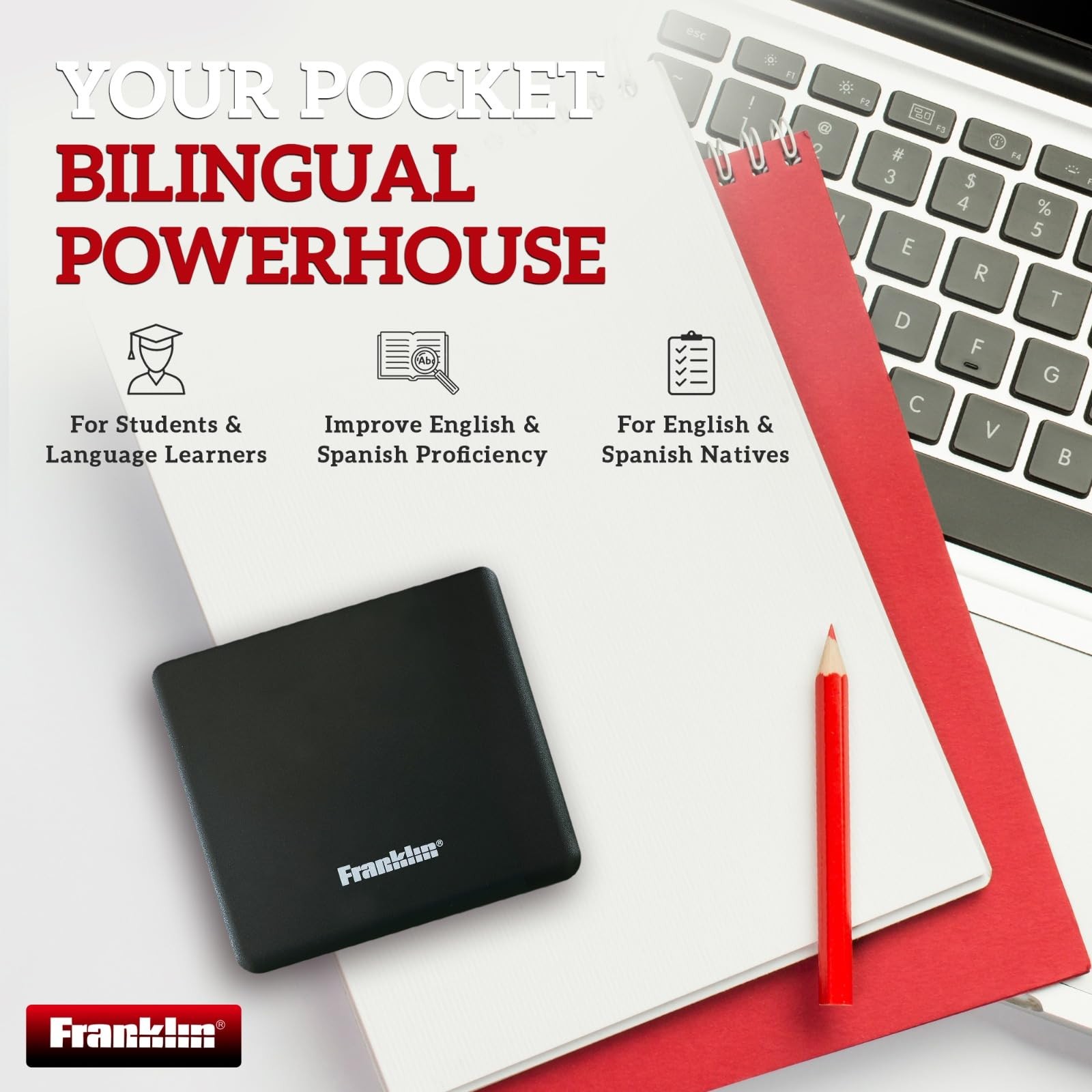 Franklin DBE-1200 English-Spanish Bilingual Electronic Dictionary & Translator