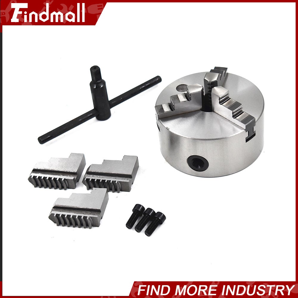 Findmall 125mm 3-jaw Self Centering Lathe Chuck For Drilling Milling Machine