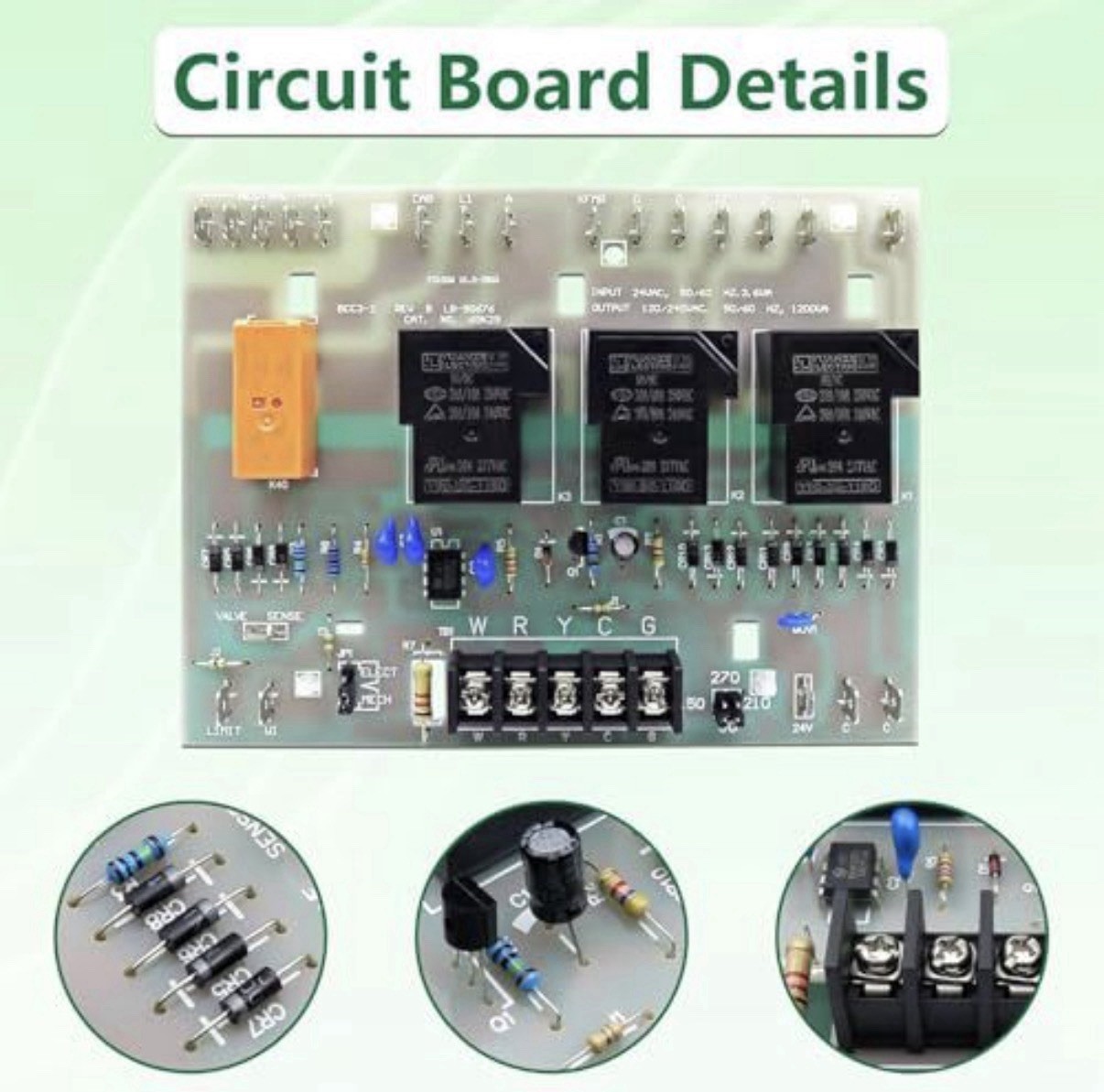48K98 Upgrade Furnace Control Board Replacement for Lennox BCC3 65K29/LB-90676