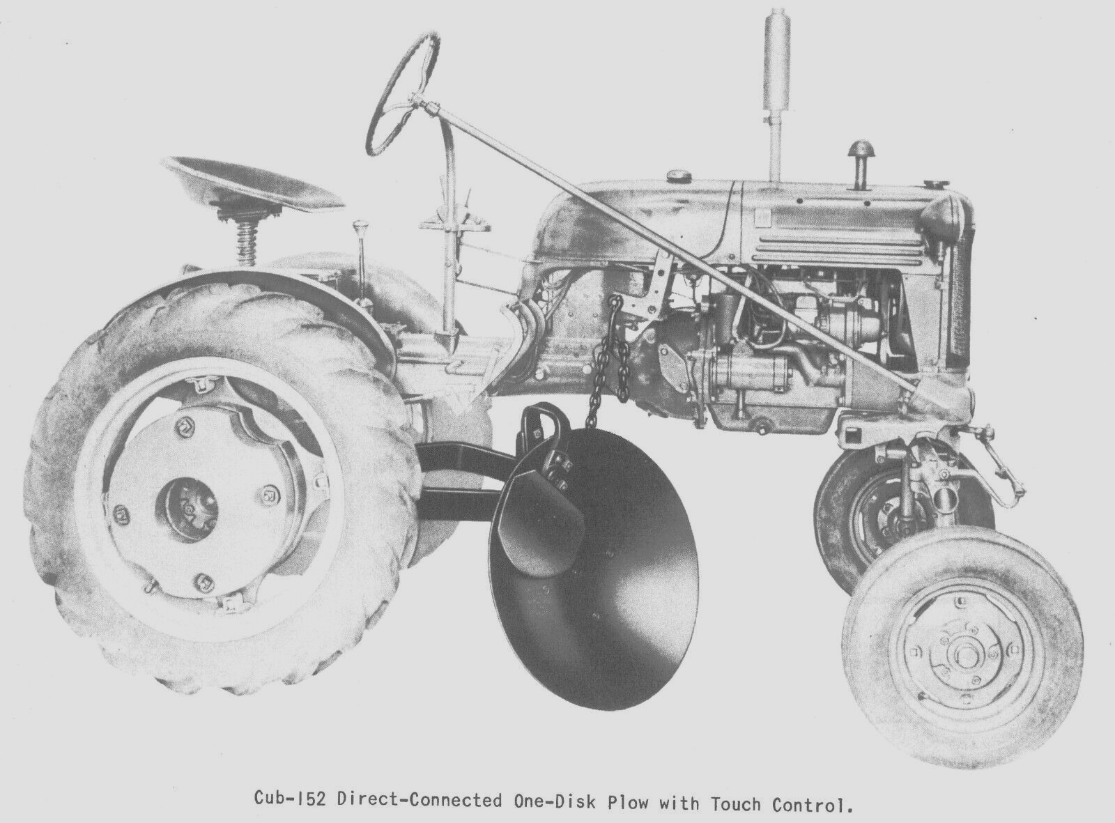 McCormick CUB-152 Manual Farmall Cub Belly Mid Mount Disc Turning Plow IH