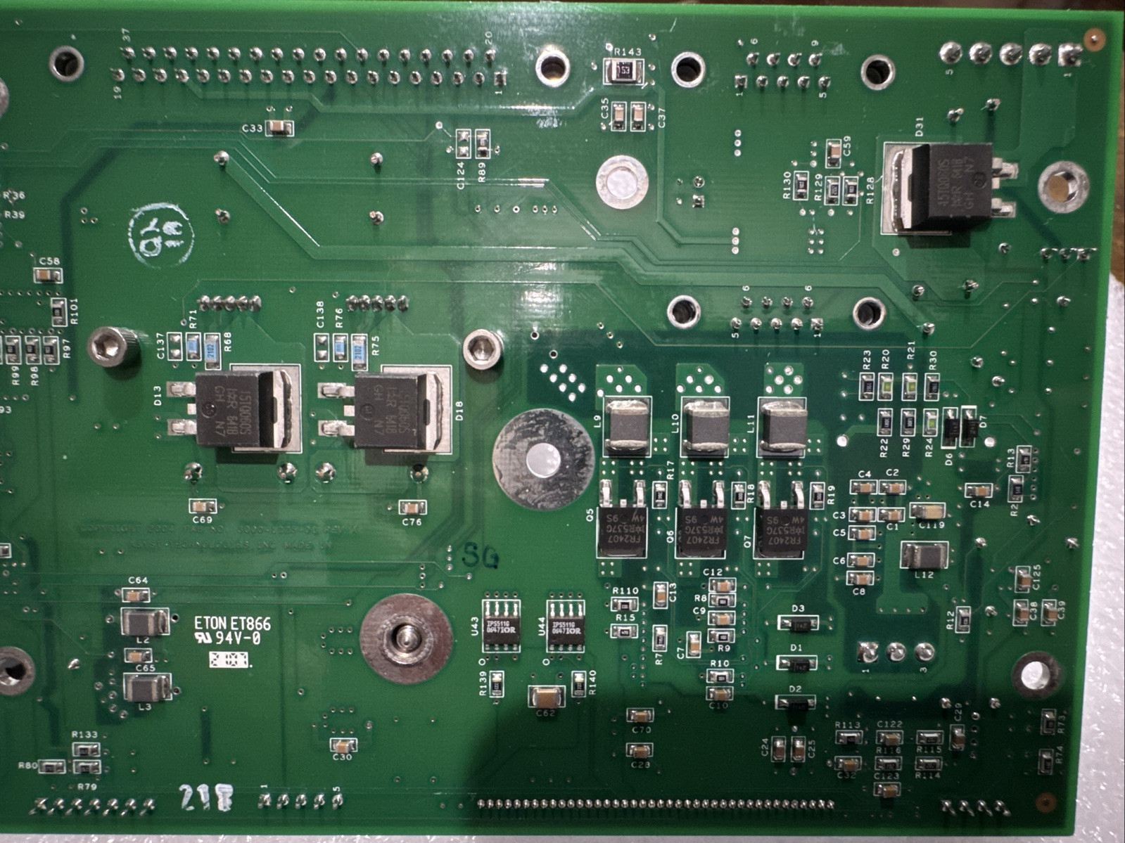 Asyst Technologies 3200-1225-03B, Asyst 1225-03-16001474, 4002-9144-01, PC board