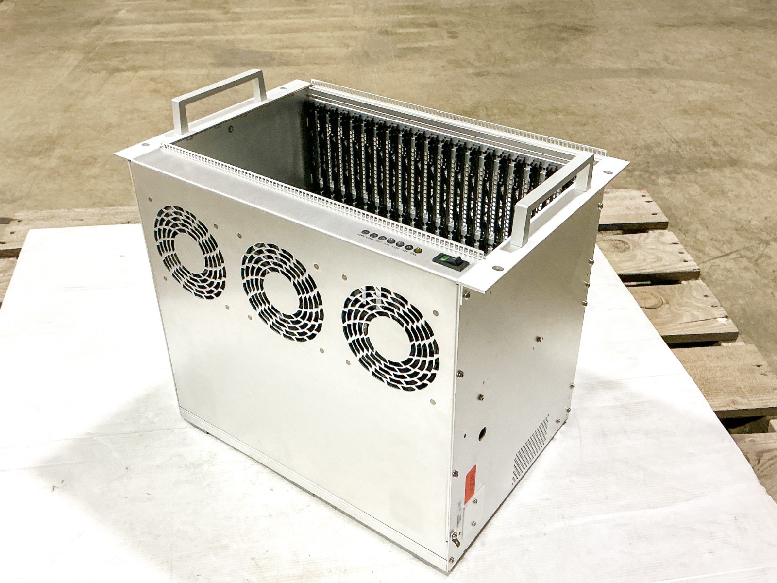 New Poly Rack 170321 VME-System 19 BGTR 7HE/380T MSC III Chassis 21 Slot 1371464