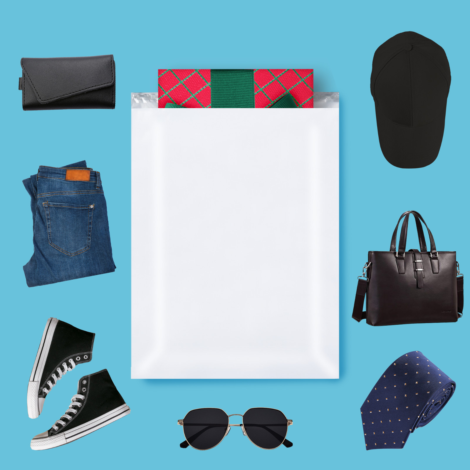 Poly Mailers Shipping Bags – 6×9 7.5×10.5 9×12 10×13 12×15.5 14.5×19 19×24 24×24