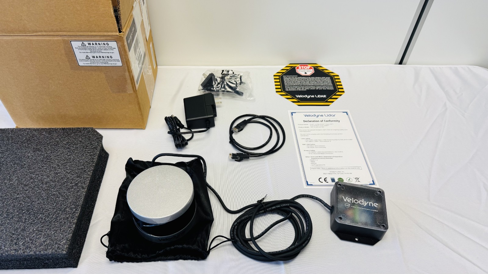 Velodyne VLP-16 PUCK 80-VLP-16-LW-A lidar Sensor Puck LITE BRAND NEW!! Multiple