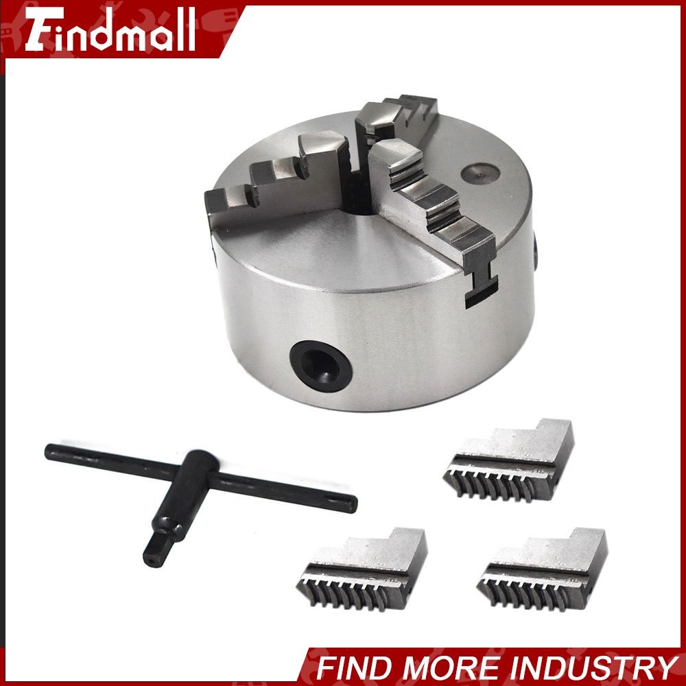 Findmall 125mm 3-jaw Self Centering Lathe Chuck For Drilling Milling Machine